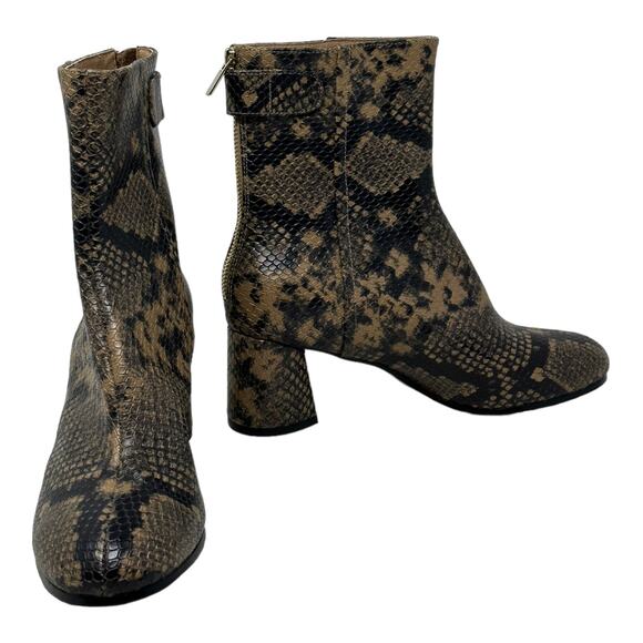Joie Ramet Women's Python Leather Bootie size 7.5 - Picture 1 of 10